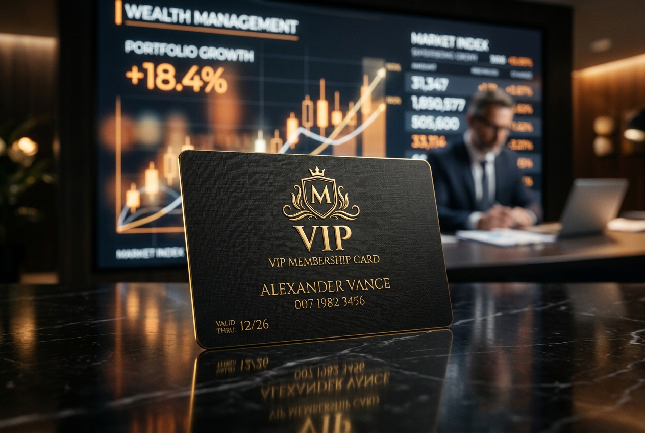Visual representation of VIP financial growth and higher withdrawal limits.